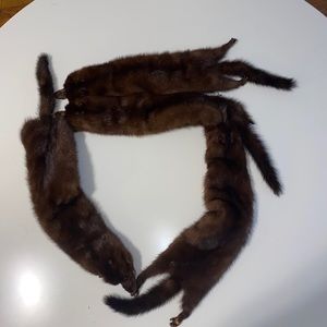 Mink fur stoll vintage